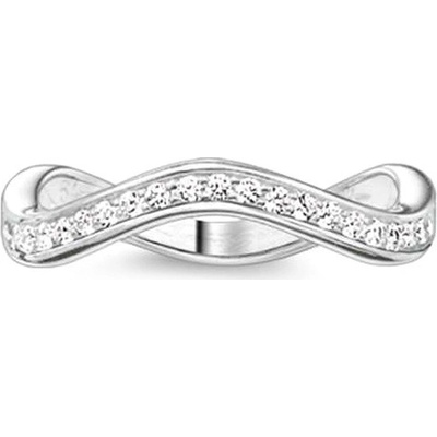 Thomas Sabo prsteň Vlnitý TR2010 051 14 56 Sterling silver