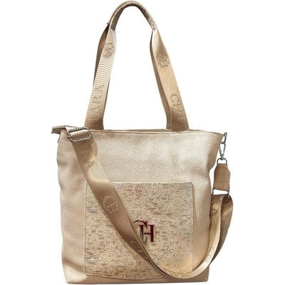 Dámská shopper kabelka Chiara E671-BIS SANVI béžová