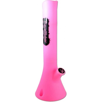 PieceMaker Silikonový Bong Kirby Miss Pinky svítící ve tmě 37,5 cm růžový