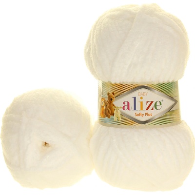Alize Softy Plus bílá 55