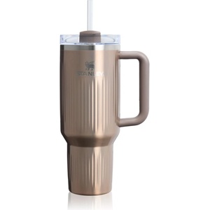 STANLEY Quencher H2. O Fluted Tumbler неръждаема термочаша със сламка голям Pale Gold Shine