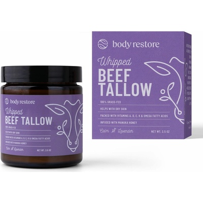 Body Restore Whipped Beef Tallow Balm Lavender vyživujúci telový krém 73 ml