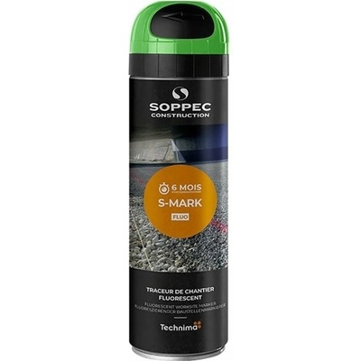 S-MARK Sprej fluorescenčný 6m, 500ml, zelený
