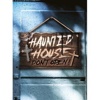 Fiestas Guirca Табела за врата - Къща с духове
