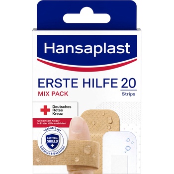 Hansaplast Комплект пластири за първа помощ - 20 броя