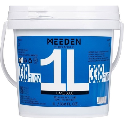 Meeden 34.1221 АКРИЛНА боя 21 Lake Blue 1000 ml 1 бр (34.1221)