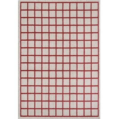 ESTE Червен /бежов килим 120x170 cm Picnic - ESTE (FR0002 BORDEAU / BEIGE)