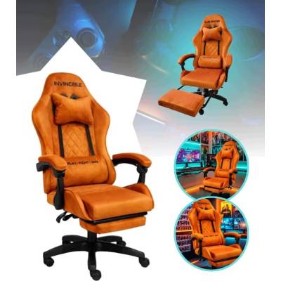 Gordon G1176 semišové čierno-oranžové