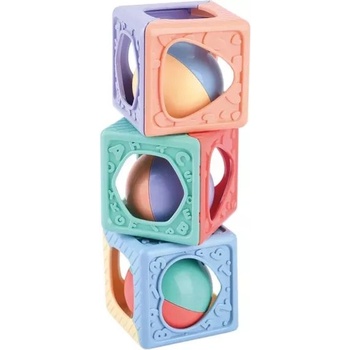 Playgo Playgo: Игра за строене на кули с дрънкащи кубчета (4872)