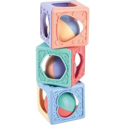 Playgo Playgo: Игра за строене на кули с дрънкащи кубчета (4872)