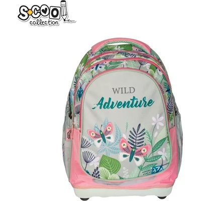 S-Cool Ученическа анатомична раница scool wild adventure