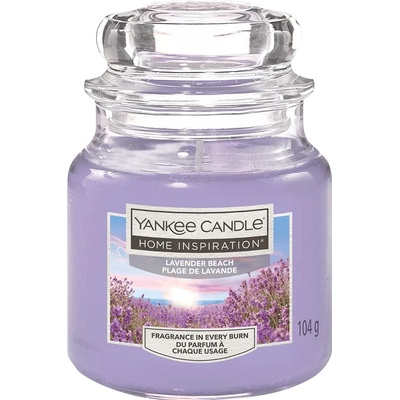 Yankee Candle Vonná sviečka Lavender Beach, levanduľa, santalové drevo, 104 g, 1729160E