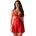 Obsessive Нощница и прашки Cupide Desir Babydoll чeрвен