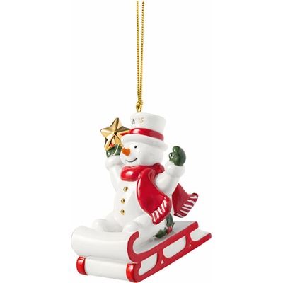 VILLEROY & BOCH Vánoční ozdoba z kolekce Christmas classics 2025 Sněhulák