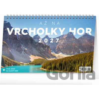 NOTIQUE Stolní Až na vrcholky hor 23,1 x 14,5 cm 2027