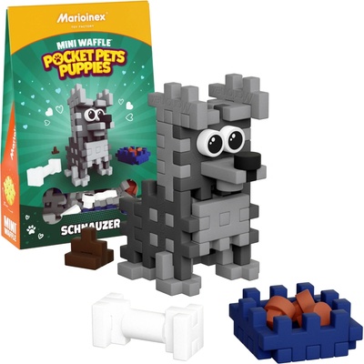 Marioinex Mini Waffle Pocket Pets šteniatko knírača