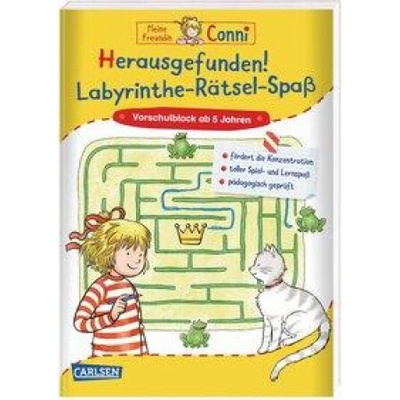 Conni Gelbe Reihe (Beschäftigungsbuch): Herausgefunden! Labyrinthe-Rätsel-Spaß