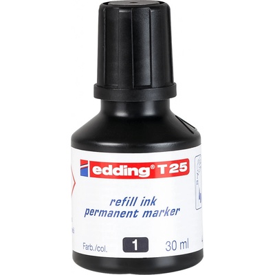 Edding T 25 náhradní inkoust 001 černý