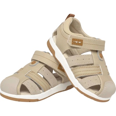 Mayoral Бебешки сандали Mayoral - Официални, цвят пясък, размер 23 (25-41678-090-23)