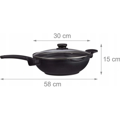 Wok Relaxdays 30 cm
