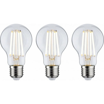 Paulmann Eco-Line Filament 230V LED žárovka E27 3ks-sada 3x4W 3000K čirá
