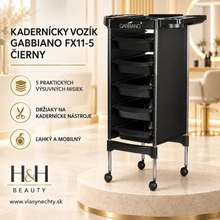GABBIANO KADERNÍCKY VOZÍK FX11-5 ČIERNY