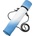 Tama TVSB12BW Калъф за палки Blue x White (TVSB12BW)