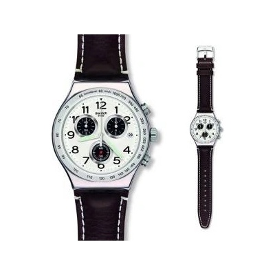 Swatch Мъжки часовник Swatch YVS43 Цвят Кафяв