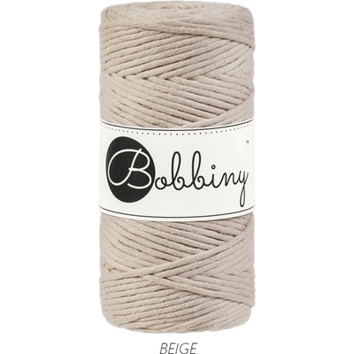 Bobbiny Macrame Regular 3mm 10m - beige