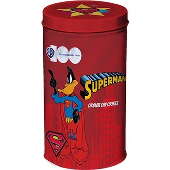 Looney Tunes Daffy Duck Superman sušenky s čokoládovými kousky 150 g