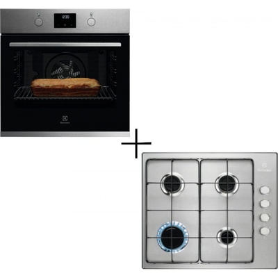 Set Electrolux KOFGH70TX + KGS6404SX