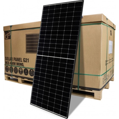 G21 Solární panel MCS Linuo Solar 450W 635546 mono černý rám – Hledejceny.cz