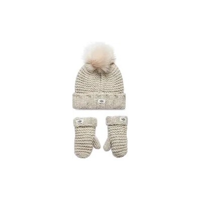 Ugg Комплект шапка и ръкавици K Infant Knit Set 20124 Сив (K Infant Knit Set 20124)