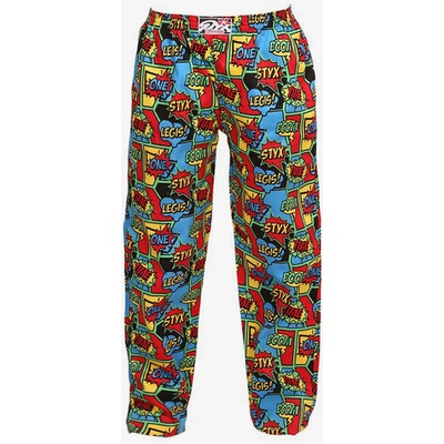 Styx Сини и червени шарени панталони за сън Styx boom Styx | Sin | ЖЕНИ | S