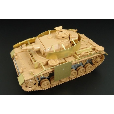 TAMIYA Hauler Pz III ausf M-N SCHURZEN parts for kit 1:48
