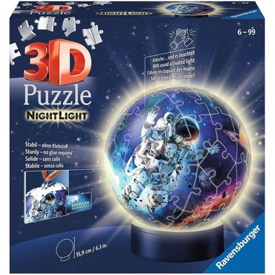 Ravensburger 3D puzzleball Svítící Astronaut 72 ks
