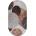 Vitaus Миещ се килим в кафяво и кремаво 80x120 cm Oval - Vitaus (KRN-S6030-Oval-80x120)