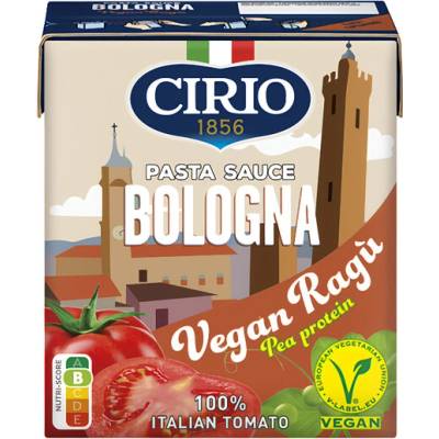 Cirio Omáčka rajčatová a zeleninová s hrachovým proteinem 340 g
