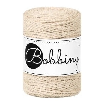 Bobbiny 3PLY Macramé Rope 1, 5 mm 100 m Warm Beige юта (TD-E073)