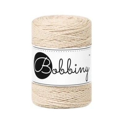 Bobbiny 3PLY Macramé Rope 1, 5 mm 100 m Warm Beige юта (TD-E073)