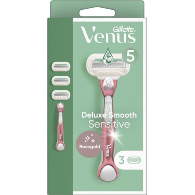 Gillette Venus Deluxe Smooth Sensitive Rose Gold + 2 ks hlavic