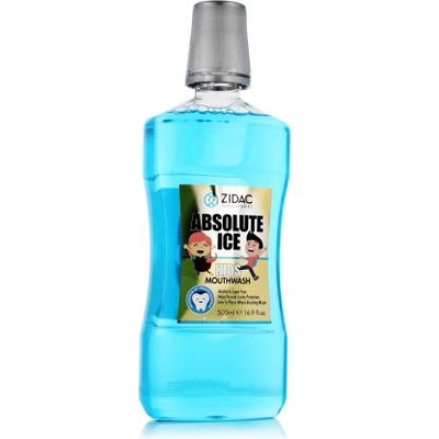 Zidac Laboratories Absolute Ice Kids Mouthwash 500 ml вода за уста за деца