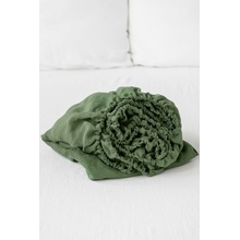 Magic Linen Ľanové prestieradlo Forest Green 160x200x23
