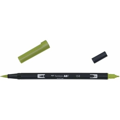 Oboustranný štětcový fix Tombow ABT DUAL - zelená Barva: 098 - Avocado