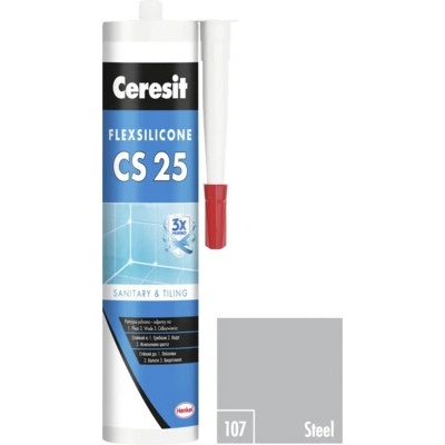 CERESIT CS 25 sanitární silikon steel 280 ml