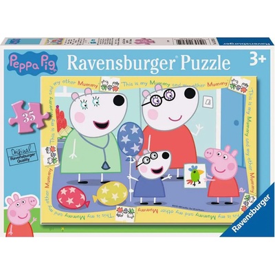 Ravensburger - Puzzle Peppa Pig with her friend - 1 - 39 piese