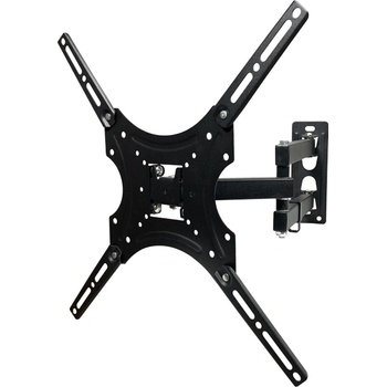 Стойка за телевизор No brand, За стена, С подвижно рамо, До 42", Черен - 17928 (17928)