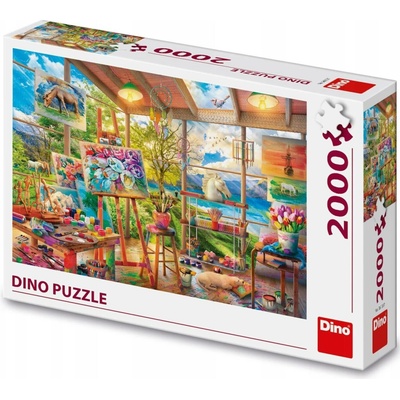 Dino Malířská dílna 2000 dílků
