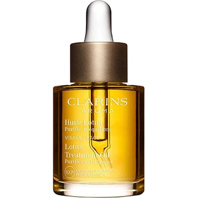 Clarins Face Treatment Oil Lotus регенериращо олио с изглаждащ ефект за смесена и мазна кожа за жени 30 мл