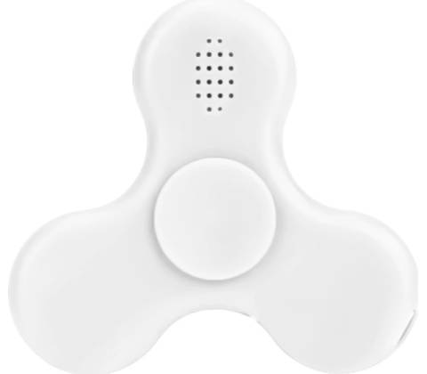 Fidget Spinner LED s BT bílý